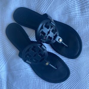 Tory burch miller used sandals